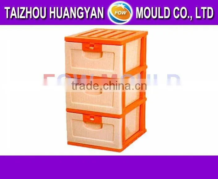 OEM custom injection plastic drawer storage box mould