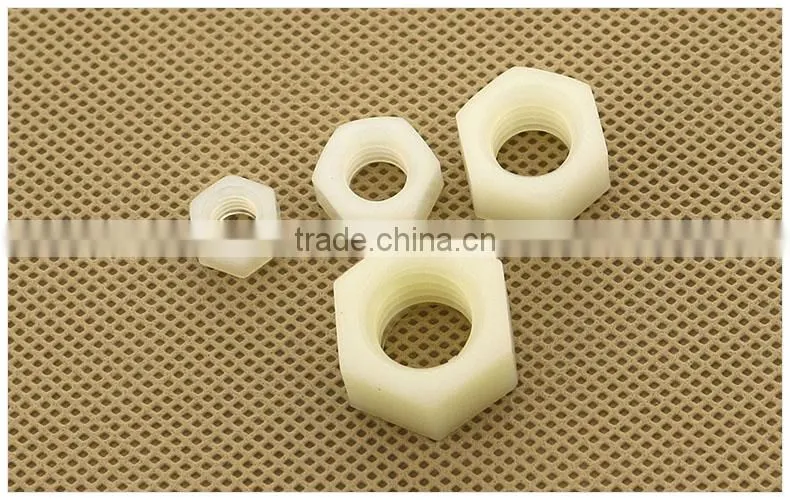 M1-M30 Nylon nuts,plastic hex nut