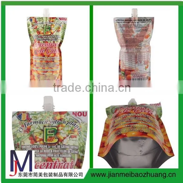 Customized Wash Powder Packageing Bag / Nylon material Shape bag / Nylon Spout Pouch for Detergent