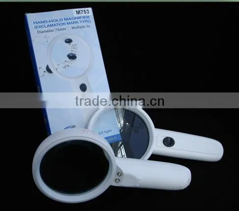 Promotion Eco-friendly Plastic led light magnifier Magnifier