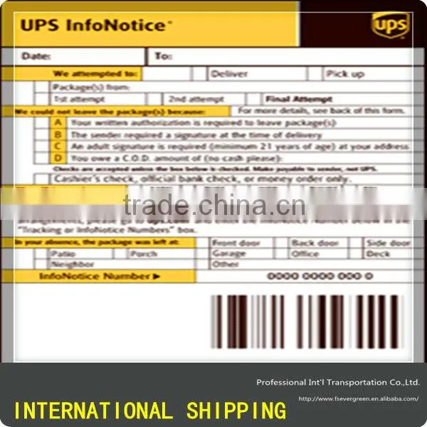 China EMS International Freight to Spain