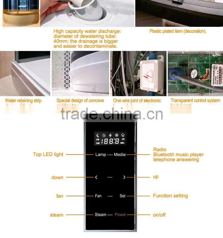 CRW AE030 CE Steam Room With Shower