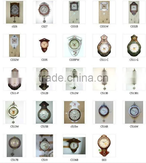 Antique square wall clock