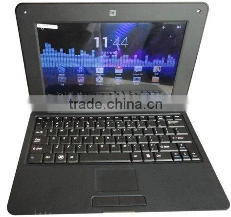 mini laptop 10inch netbook VIA8850 Android4.0 notebook pc CORTEX A9 1.5Ghz ram 512mb flash 4GB laptop