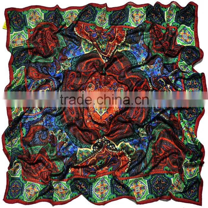 Factory Direct Free Sample No MOQ Custom Silk Wool Scarves Manufacturer in China