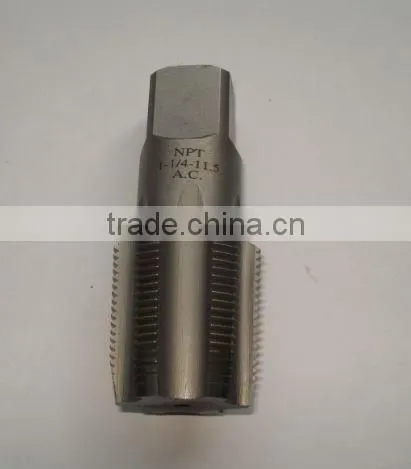NPT Straight pipe tap High speed steel alloy steel