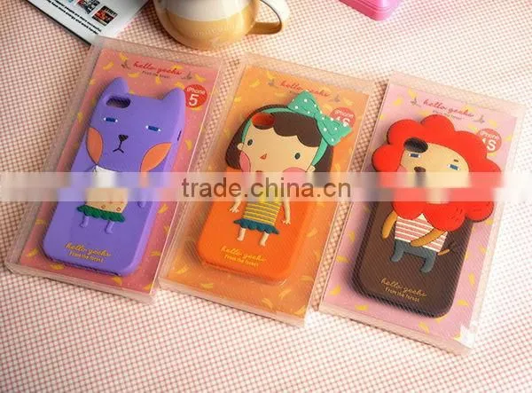 Novelty Romane Silicone Cartoon Protective Cover for iPhone 4S