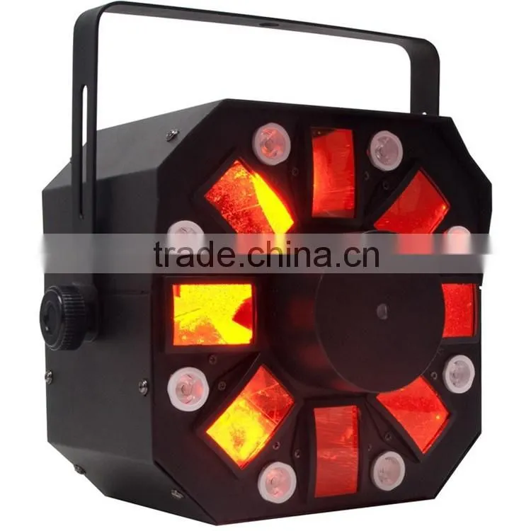 American DJ Stinger Stinger 3-FX-In-1 Moonflower Strobe Laser 3in1 LED Stage Effect Light