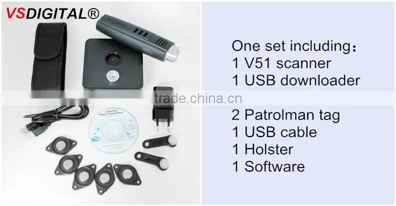 Guard Patrol Data Acquisition Reader with Free Installation Service