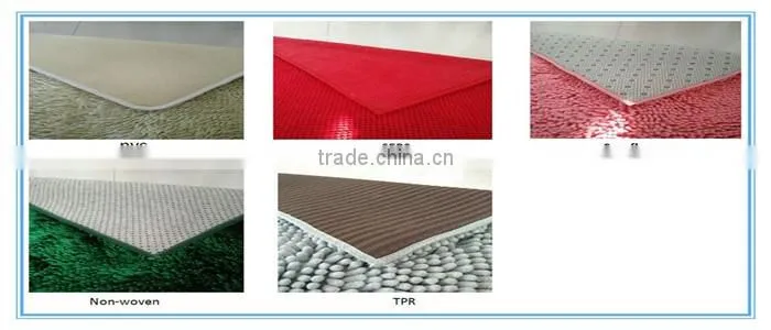 fluffy polyester chenille home mat