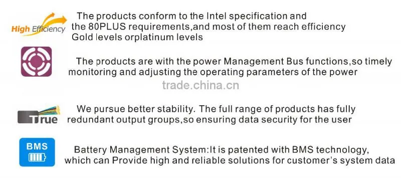 1U redundant compatible server power supply