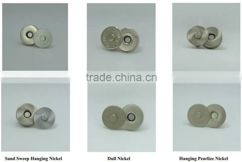 prompt delivery clothes accessory washable hidden PVC magnet from china supplier