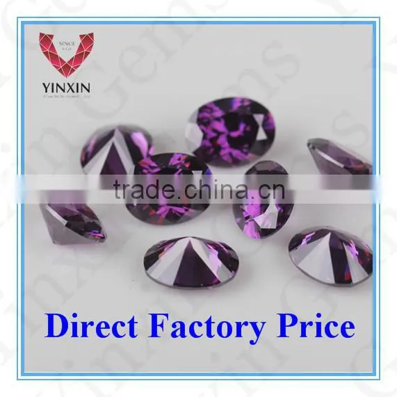 China Garnet Oval Machine Cut Gemstone For Jewelry Making