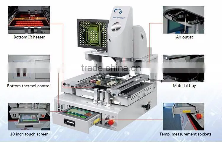 Precision performance optical alignment bga rework station welding machine for iphone 6s motherboard