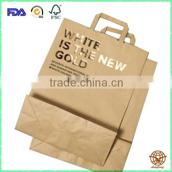 New Design Custom Kraft bag with Rope Handle,Luxury Gift Bag