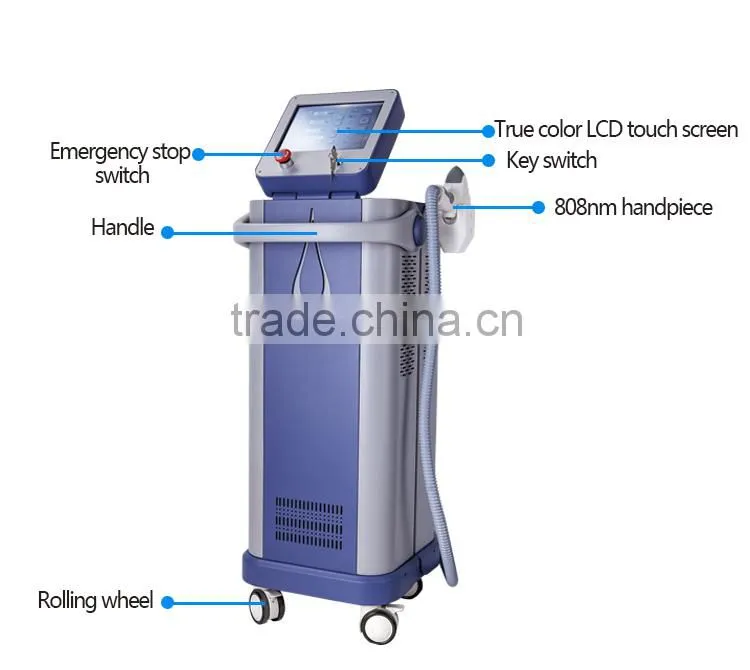 808nm painless hair removal permanent hair removal medial diode laser