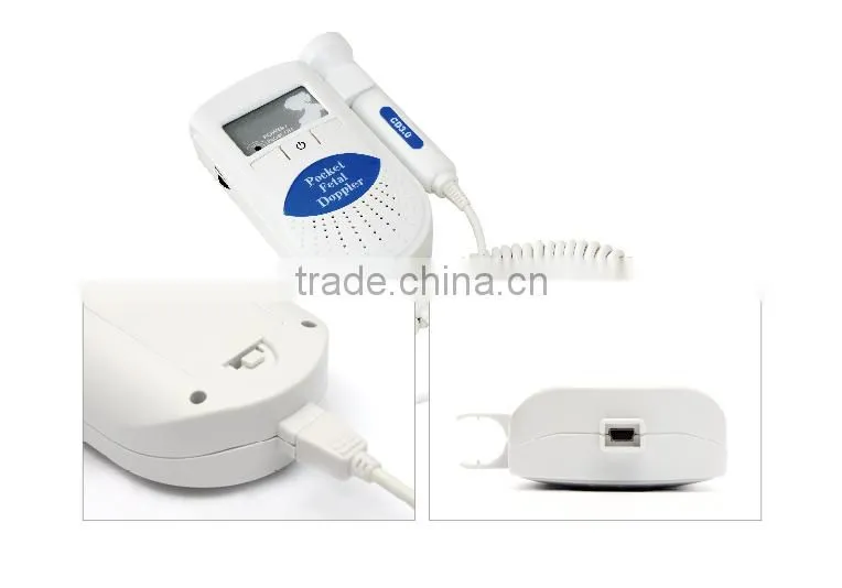 Pocket Fetal Doppler /Backlight LCD CE and FDA Certificate
