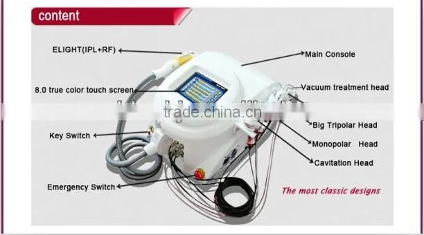 Hot selling CE TUV 6 handles portable elight mini ipl laser for age spots