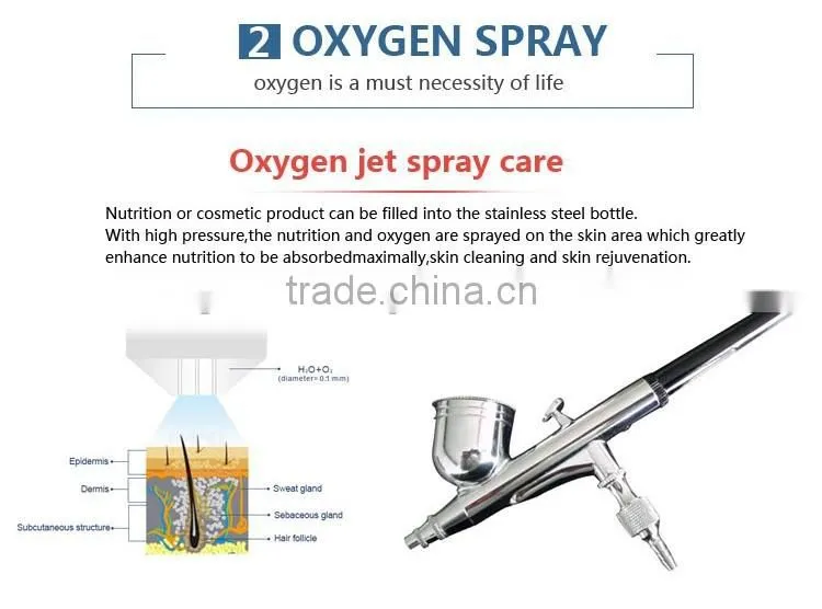 most popular oxygen therapy machine Skin Rejuvenation/ skin whitening