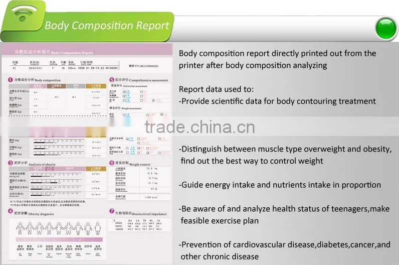 Health analyzer machine, visualization interface, allow users to learn easily, safe and easy to operate