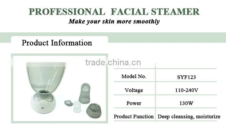 home use ionic facial steamer minni ozone hair steamer and facial care