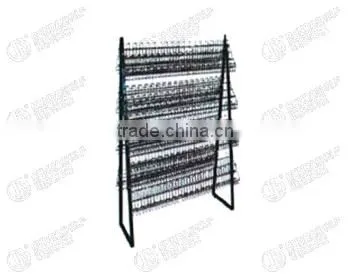 CD shelf rackinformation shelfmodern CD rackdouble side wire CD rack