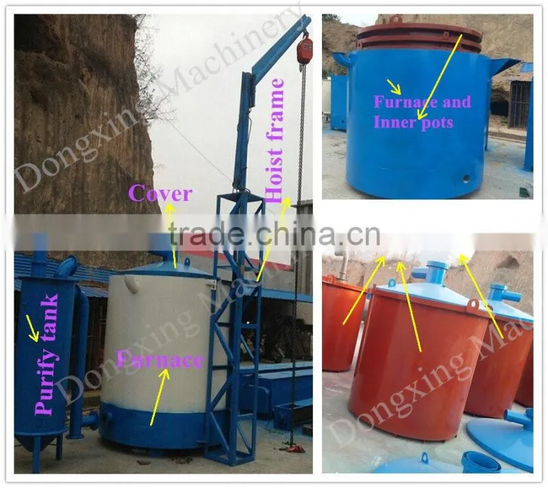 airflow new design Bamboo charcoal carbonization furnace
