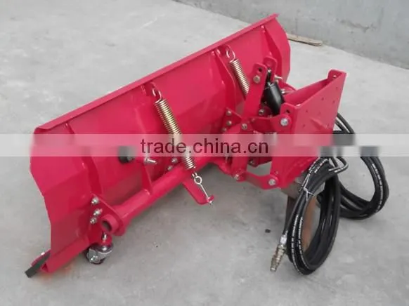Front snow blade for tractor