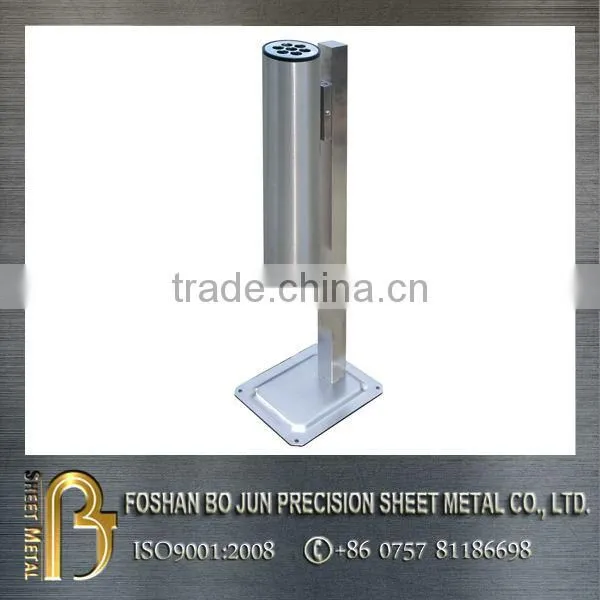Custom metal powder coated donation bin