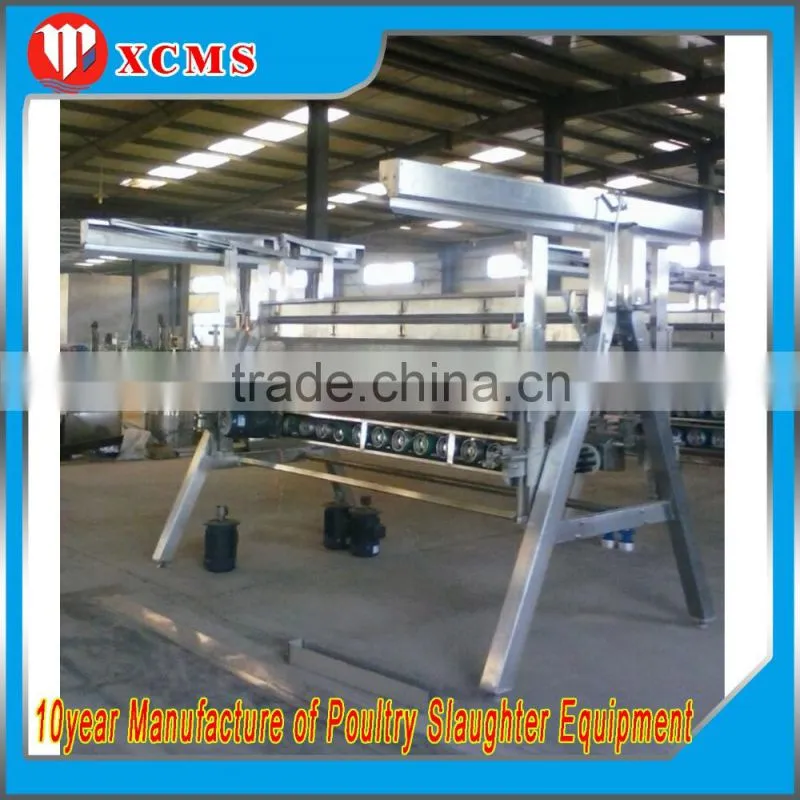 2016 A-frame vertical poultry feather removal machine /High quaility Halal chicken plucking machine/chicken slaughtering machine