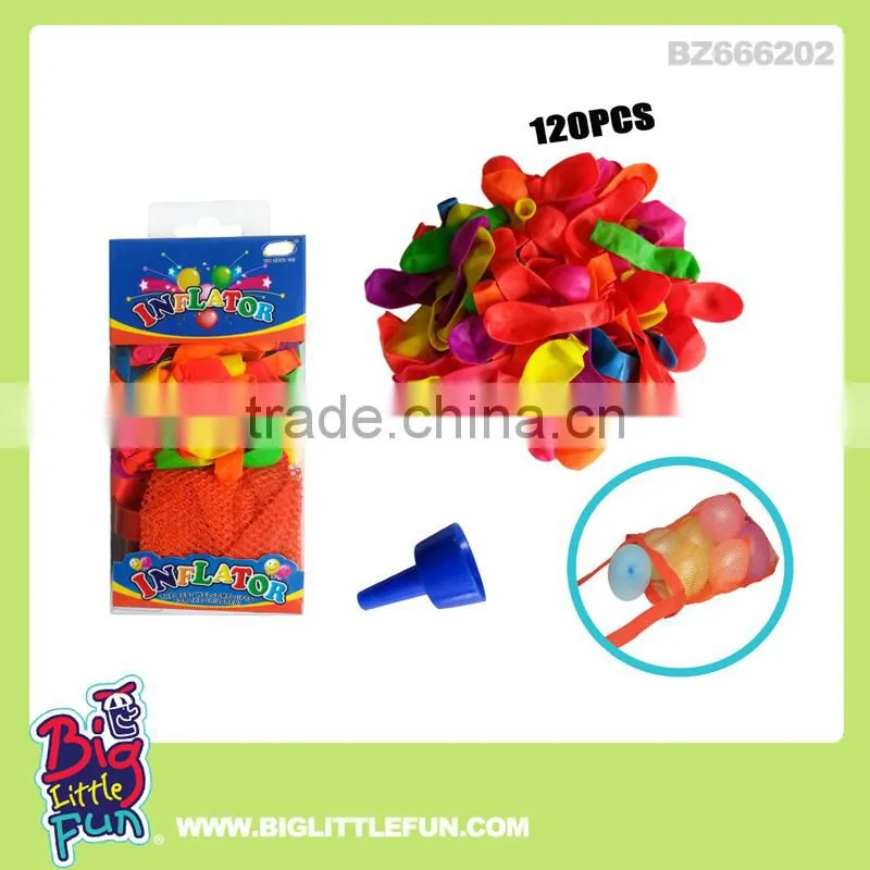 Water balloon pump toy