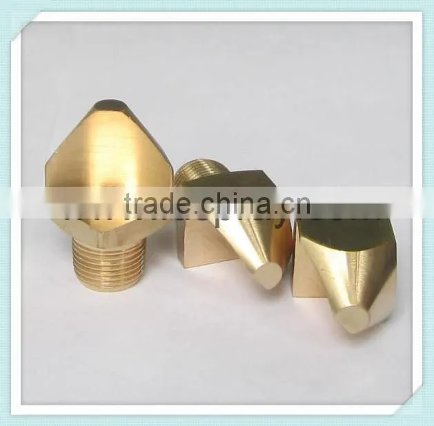 Stainless steel or brass or plastic water spray V jet nozzle
