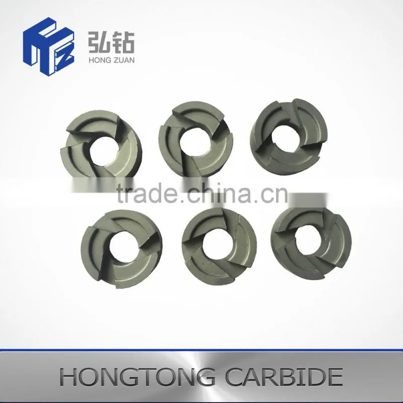 3 Way Swirl Cylindric Hole Tungsten Carbide seat for smoke evaporative cooling