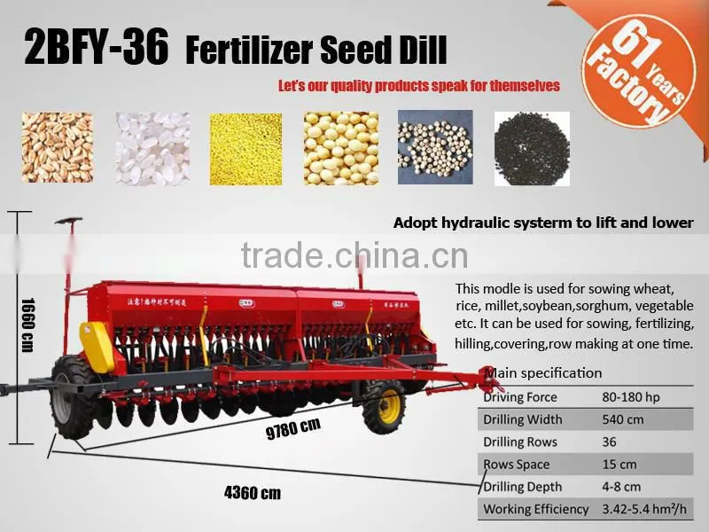 36 Rows Best Seed Drill