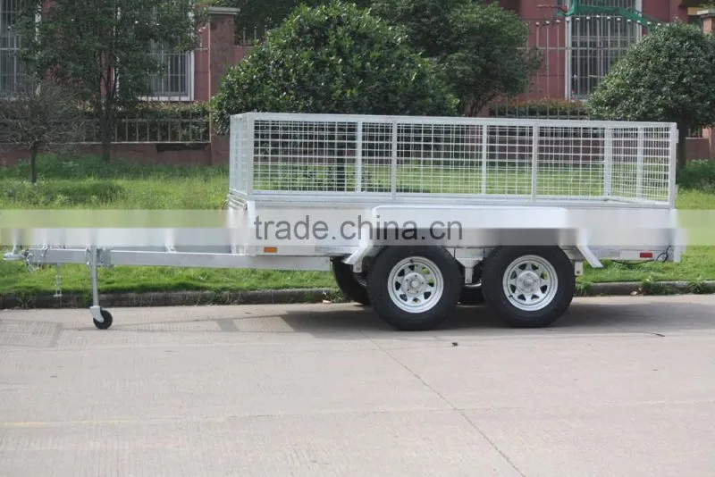 Hot selling weled tandem cage trailer 10x6/12x6