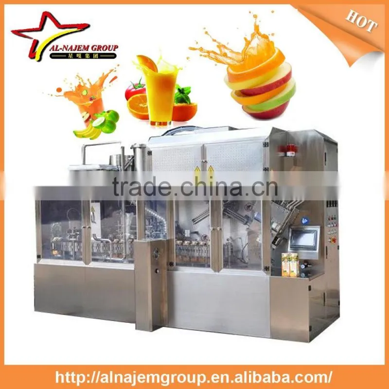 New juicer filling machine fresh fruit juice treatment fruit juice packing machine