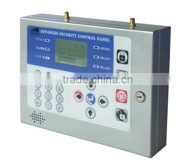 GSM home alarm with LCD colorful displays, support 800/850/1800/1900Mhz
