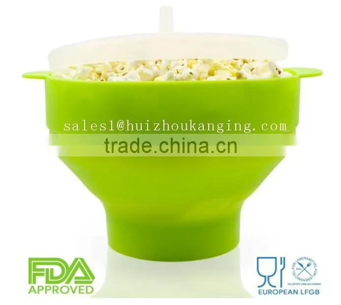 Silicone Collapsibel Popcorn Popper ,Silicone Popcorn Popper,silicone popcorn maker
