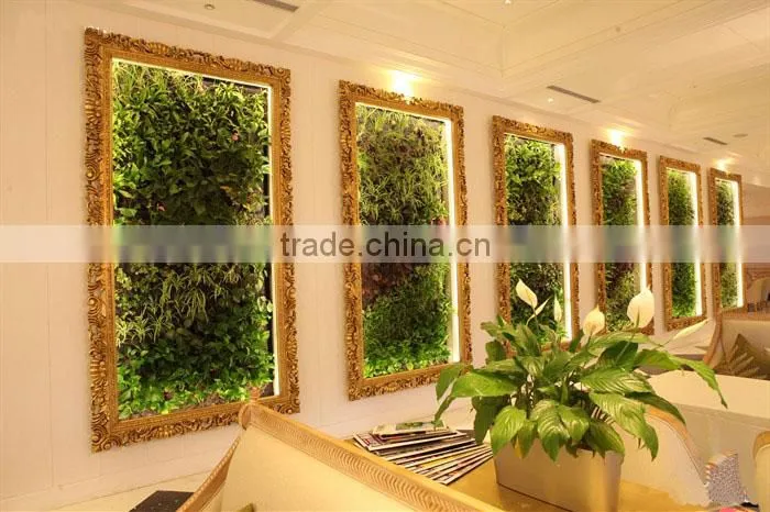 high quality Eco-friendly artificial plant wall, foliage green wall, indoor or outdoor