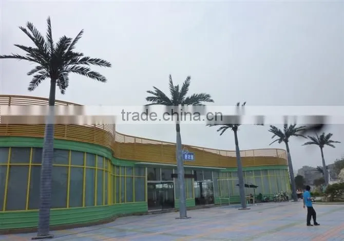 Home garden edging decorative 5ft to 16ft Height outdoor artificial green plastic palm trees EDS06 0815