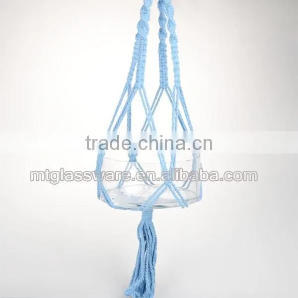 2016neweat modelling hemp rope hang vase sets