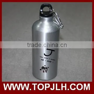 Promotional heat transfer printed metal aluminum travel sport bottles