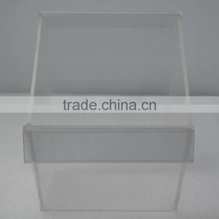 T shape acrylic sign holder