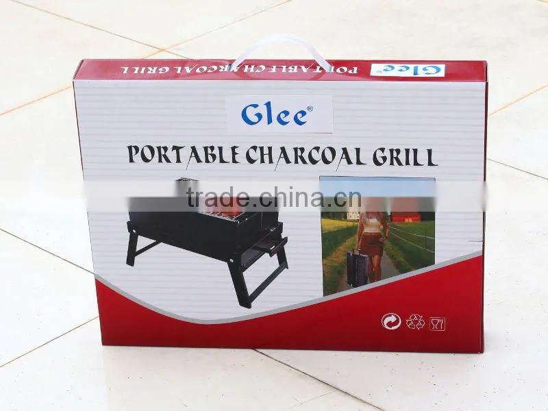 Folding stove top bbq grill