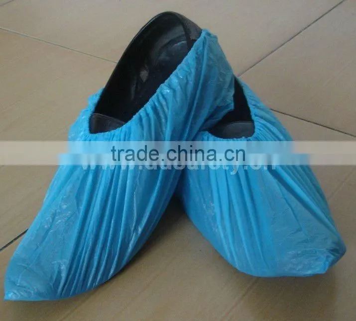 blue plastic shoe cover-DPC316