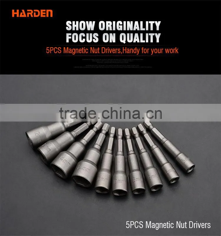 Professional 5pcs Custom Magnetic Nut Driver