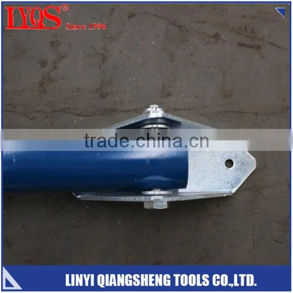 Pull pull prop scaffolding for slab concrete supporting