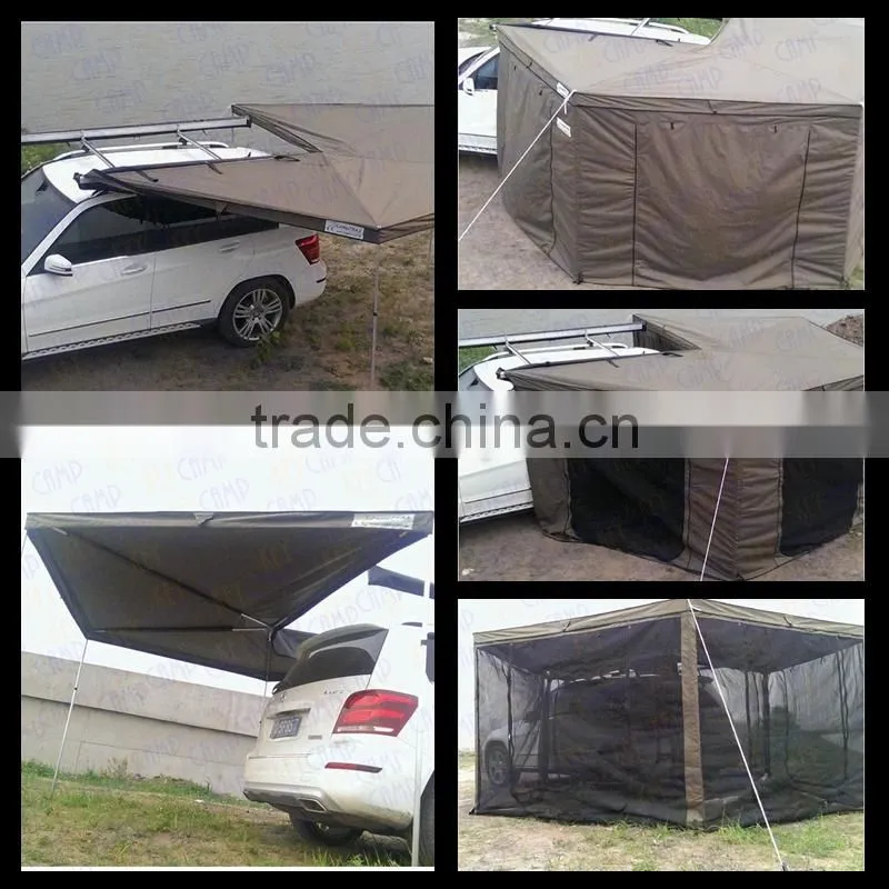 High quality canvas camping car foxwing awing for sale