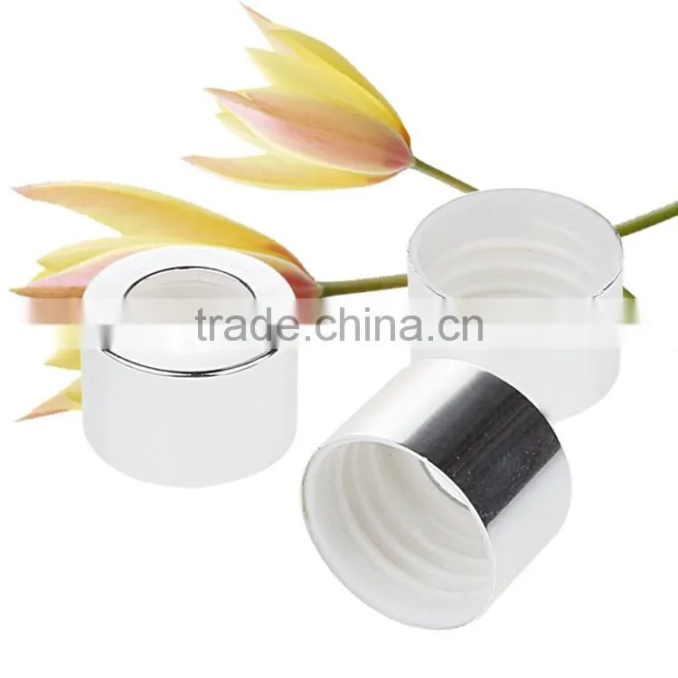 24/410 Glass Bottle Silver aluminum cap