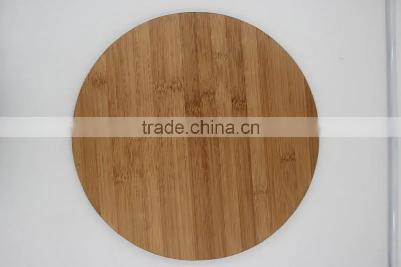 2016 Most popular Eco-Friendly Natural high Quality round baoboo cutting board